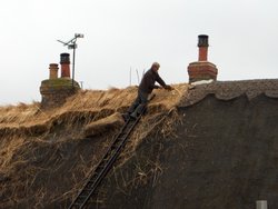 Lillingstone Lovell, Buckinghamshire--thatching