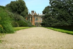 Arley Hall driveway, Northwich, Cheshire.
