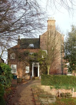 Garden view of the Erewash Museum on High Street, Ilkeston