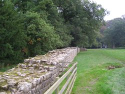 Hadrian's Wall at Brunton Turret, near Chollerford, Northumberland - Oct, 2006