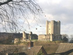 Conisbrough Castle, 5 miles west of Doncaster
