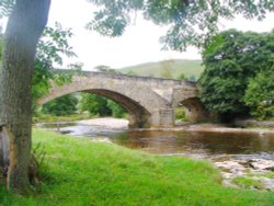 Wharfe Bridge, Kettlewell, Wharfedale, Yorkshire Dales National Park.