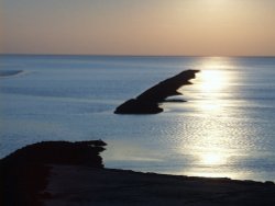 Silverdale, Lancashire, Jenny Brown's Point looking out to sea, September 2006.