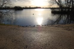 winter morning, Kingsbury water park, North Warwickshire.