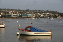 Boats on the River Teign, Shaldon, Devon.