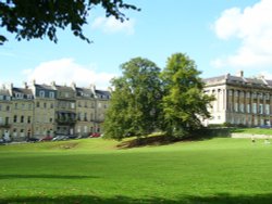 Near Royal Crescent, Bath, Somerset.