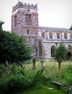 Saint Michael & All Saints Church, Great Tew, Oxfordshire. September 2002.