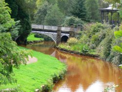 Pavilion Gardens in Buxton, Derbyshire.
