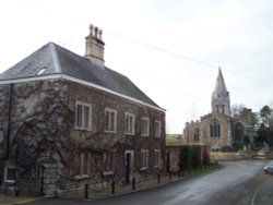Hallaton village centre, Leicestershire.