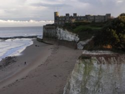 Kingsgate Castle, above Kingsgate Bay, Broadstairs, Kent.