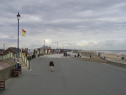The beautiful main promenade, Sutton on Sea, Lincolnshire.