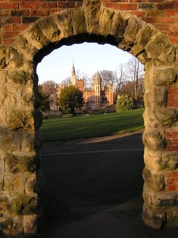 The Castle in Saltwell Park, Gateshead, Tyne and Wear, February 2007.