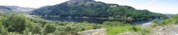 A panoramic view of Glen Trool, Dumfries & Galloway