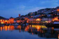 Brixham, Devon night picture