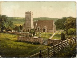 Walford Church, Herefordshire, around 1900.