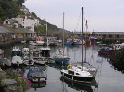 Polperro harbour, Polperro, Cornwall