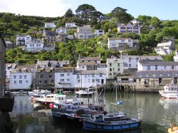 Polperro harbour, Polperro, Cornwall