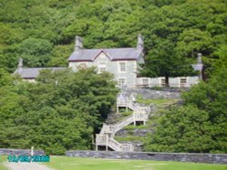 The cottage hospital now a museum in Llanberis, North Wales.