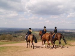 View over Dudley from the Clent Hills Country Park, Clent, Worcestershire