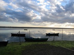 East Fleet Lagoon along Chesil Beach, Dorset