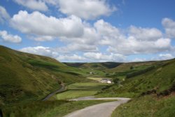 Lower Brennand Farm near Dunsop Bridge in the Forest of Bowland