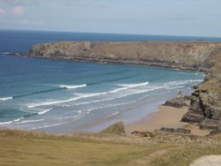 Bedruthan Steps, St Eval, Cornwall