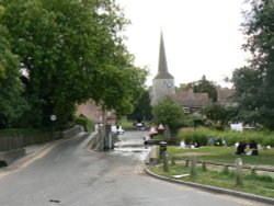 Eynsford Church &  Ford