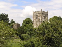 The two churches in Alvingham