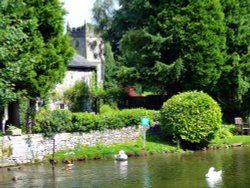 The river Wye and the church