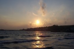 Sunrise over Peverill Point, Swanage