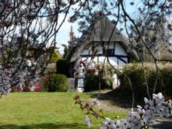 Spring view from the cemetery.
