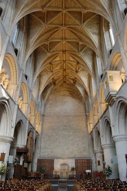 Inside Malmesbury Abbey
