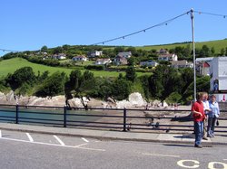 The bay from the main road.