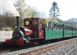 At Llanberis Station.