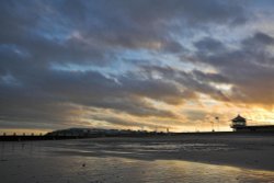 Hornsea beach January 4.30pm