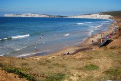 Looking over to Freshwater Bay.
