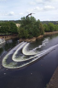 The weir.