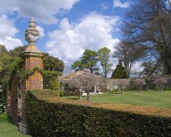 The formal gardens at Hole Park, Kent