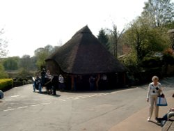 Horse-drawn cart and the Blacksmith's shop.