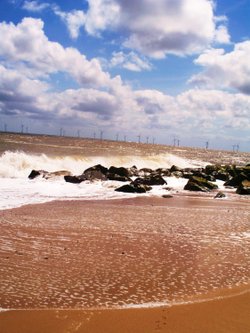 Caister beach