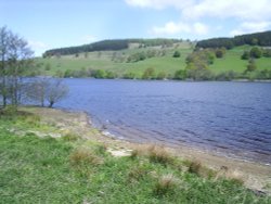 Gouthwaite Reservoir near North Yorks