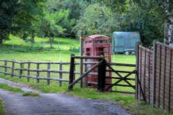 A village phone box