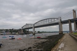 Royal Albert Rail Bridge - Saltash - June 2009 Cloudy Day