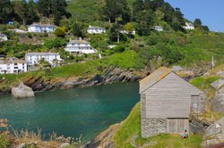 Opening to Polperro Harbour - June 2009
