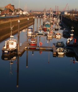 Reflections in River Nene Wisbech