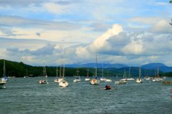 Lake Windermere looking north from Lakeside.