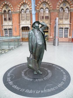 John Betjemen, St. Pancras Station
