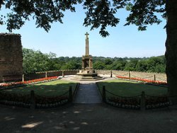 Knaresborough Castle grounds War Memorial.