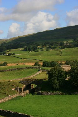 The countryside near Hawes