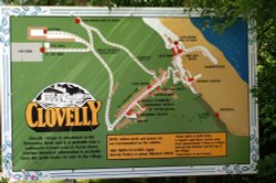 Map of Clovelly
